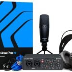 PreSonus AudioBox 96 Studio - USB-Audio-Interface, Bundle für Aufnahme und Produktion mit Mikrofon, Kopfhörer & Software, 25th Anniversary Edition
