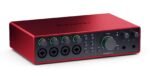 Focusrite Scarlett 2i2 Studio 4. Gen USB-Audio-Interface-Bundle für Songwriter – mit Kondensatormikrofon und Kopfhörer für Aufnahmen, Streaming und Podcasting