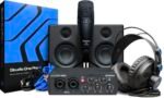 PreSonus AudioBox 96 Studio - USB-Audio-Interface, Bundle für Aufnahme und Produktion mit Mikrofon, Kopfhörer & Software, 25th Anniversary Edition
