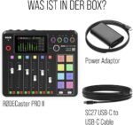RØDE RØDECaster Pro II Alles-in-1 Produktionslösung für Podcasting, Streaming, Musikproduktion und Inhaltserstellung, Black