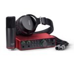 Focusrite Scarlett 2i2 Studio 4. Gen USB-Audio-Interface-Bundle für Songwriter – mit Kondensatormikrofon und Kopfhörer für Aufnahmen, Streaming und Podcasting