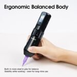 Mast Tattoo Flip4 Pro Tattoo Maschine Set Kabellose Tätowiermaschine 7 Strokes 2,5-4,5mm, 2 Akku 2000mAh für Anfänger & Profis