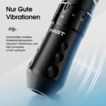 Mast Tattoo Flip4 Pro Tattoo Maschine Set Kabellose Tätowiermaschine 7 Strokes 2,5-4,5mm, 2 Akku 2000mAh für Anfänger & Profis