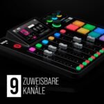 RØDE RØDECaster Pro II Alles-in-1 Produktionslösung für Podcasting, Streaming, Musikproduktion und Inhaltserstellung, Black