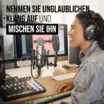 RØDE RØDECaster Pro II Alles-in-1 Produktionslösung für Podcasting, Streaming, Musikproduktion und Inhaltserstellung, Black