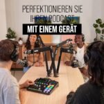 RØDE RØDECaster Pro II Alles-in-1 Produktionslösung für Podcasting, Streaming, Musikproduktion und Inhaltserstellung, Black