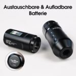 Mast Tattoo Flip4 Pro Tattoo Maschine Set Kabellose Tätowiermaschine 7 Strokes 2,5-4,5mm, 2 Akku 2000mAh für Anfänger & Profis