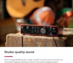 Focusrite Scarlett 2i2 Studio 4. Gen USB-Audio-Interface-Bundle für Songwriter – mit Kondensatormikrofon und Kopfhörer für Aufnahmen, Streaming und Podcasting