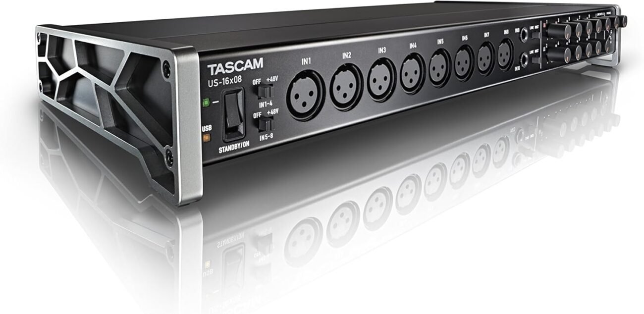 Tascam US-16x08 – USB-Audio-/MIDI-Interface (16 Eingänge / 8 Ausgänge)