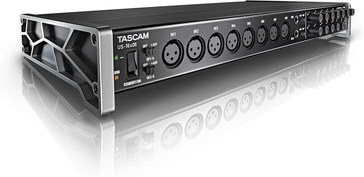 71gyUrt1wGL._AC_SL1500 Tascam US-16x08 – USB-Audio-/MIDI-Interface (16 Eingänge / 8 Ausgänge)
