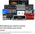 Focusrite Scarlett 2i2 Studio 4. Gen USB-Audio-Interface-Bundle für Songwriter – mit Kondensatormikrofon und Kopfhörer für Aufnahmen, Streaming und Podcasting