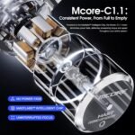 Mast Tattoo Flip4 Pro Tattoo Maschine Set Kabellose Tätowiermaschine 7 Strokes 2,5-4,5mm, 2 Akku 2000mAh für Anfänger & Profis